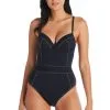 A Fine Line Over The Shoulder One Piece Swimsuit