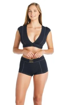 A Fine Line Cap Sleeve Bikini Top -Tankini Tops Sales bleu rod a fine line bikini top cap sleeve bikini top afl 35118908932271 scaled