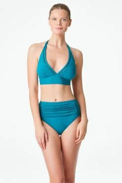 Behind The Seams Halter Tie Back Bikini Top -Tankini Tops Sales bleu rod behind the seams top halter tie back bikini top bs 34321524490415 scaled