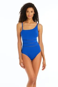 Behind The Seams One Shoulder One Piece Swimsuit -Tankini Tops Sales bleu rod behind the seams23 1 pc behind the seams one shoulder one piece swimsuit 35915220746415 scaled