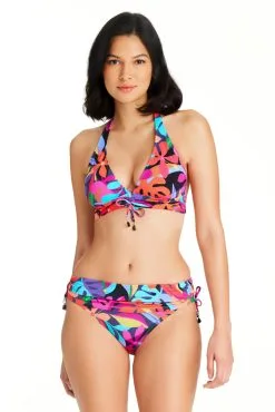 Bleu Rod - BoldRush Bold Rush Halter V Neck Bikini Top