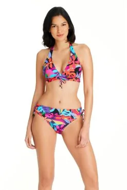 Bleu Rod - BoldRush Bold Rush Shirred Side Sarong Hipster Bikini Bottom -Tankini Tops Sales bleu rod boldrush sarong bikini bottom 4 bold rush multi bold rush shirred side sarong hipster bikini bottom 36103754121391 scaled