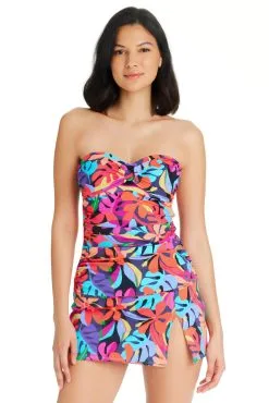 Bleu Rod - BoldRush Bold Rush Strapless Bandeau Tankini Top