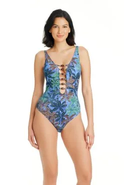 Bleu Rod - Bythesea By The Sea One Piece Low Neck Lace Down Swimsuit 6 Bleu Rod - Bythesea By The Sea One Piece Low Neck Lace Down Swimsuit -Tankini Tops Sales bleu rod bythesea 1 pc by the sea one piece low neck lace down swimsuit 36104774287535 scaled