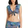 Bleu Rod - Bythesea By The Sea Cap Sleeve Bikini Top