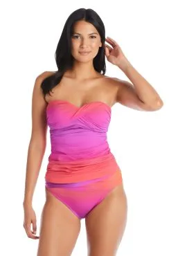 Cool Breeze Strapless Bandeau Tankini Top