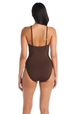 Bleu Rod - DMWM23 Don't Mesh With Me Diamond High Neck One Piece Swimsuit -Tankini Tops Sales bleu rod dont mesh with me 1 pc one piece high neck mesh side swimsuit dm 35118255931567 scaled