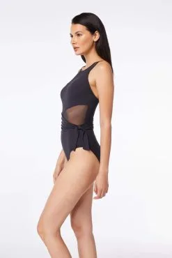 Bleu Rod - DMWM23 Don't Mesh With Me Scoop High Neck Mesh One Piece Swimsuit -Tankini Tops Sales bleu rod dont mesh with me 1 pc one piece high neck mesh swimsuit dm 35021605109935 scaled
