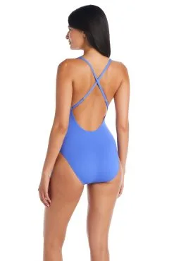 Bleu Rod - DMWM23 Don't Mesh With Me One Piece V Neck Cross Back Swimsuit -Tankini Tops Sales bleu rod dont mesh with me 1 pc one piece v neck cross back swimsuit dm 35118265467055 scaled