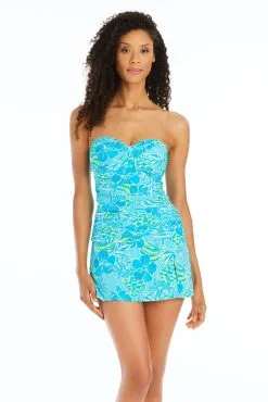 Escape To The Beach Strapless Bandeau Tankini Top -Tankini Tops Sales bleu rod escape to the beach tankini escape to the beach strapless bandeau tankini top 35796169261231 scaled