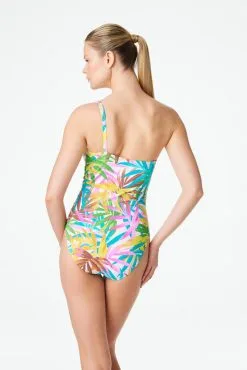 Blue Rod- FSale Fantasy Island Shirred One Shoulder One Piece Swimsuit - BLEU EXCLUSIVE -Tankini Tops Sales bleu rod fantasy island 1 pc one piece swimsuit shirred one shoulder fi 34805886910639 scaled