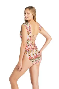 Blue Rod- FSale Free Spirit Cap Sleeve One Piece Swimsuit -Tankini Tops Sales bleu rod free spirit 1 pc cap sleeve one piece swimsuit lace down fs 35265042284719 scaled
