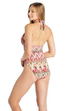 Blue Rod- FSale Free Spirit Plunge One Piece Swimsuit -Tankini Tops Sales bleu rod free spirit 1 pc plunge halter one piece swimsuit tie back fs 35113463218351 scaled