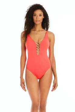 Bleu Rod - Kore Kore One Piece Low Lace Down Swimsuit 8 Bleu Rod - Kore Kore One Piece Low Lace Down Swimsuit -Tankini Tops Sales bleu rod kore 1 pc 6 hot coral rose gold kore one piece low lace down swimsuit 35797613052079 scaled