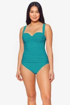 Bleu Rod - Kore Kore One Piece Shirred Bandeau Swimsuit 20 Bleu Rod - Kore Kore One Piece Shirred Bandeau Swimsuit -Tankini Tops Sales bleu rod kore 1 pc one piece shirred bandeau swimsuit 31928032428207 scaled