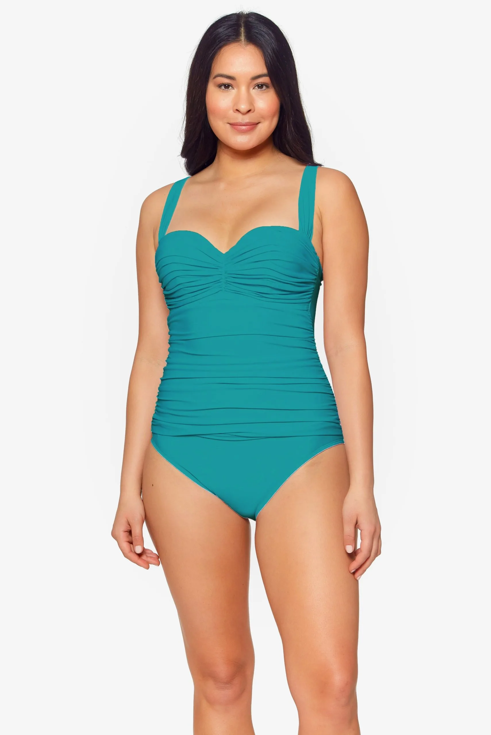 Bleu Rod - Kore Kore One Piece Shirred Bandeau Swimsuit 10 Bleu Rod - Kore Kore One Piece Shirred Bandeau Swimsuit - Image 10