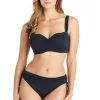 Bleu Rod - Kore Kore Underwire D Cup Shirred Bandeau Bikini Top