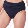Bleu Rod - Kore Kore Shirred Fold Over High Waist Bikini Bottom