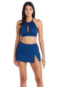 Bleu Rod - Kore Kore Long Skirt High Waist Bikini Bottom -Tankini Tops Sales bleu rod kore skirt bottom 6 navy kore long skirt high waist bikini bottom 36044464062639 scaled
