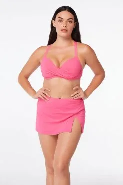 Bleu Rod - Kore Kore Long Skirt High Waist Bikini Bottom -Tankini Tops Sales bleu rod kore22 bottom 4 rose red skirt hipster bikini bottom long 31928172052655 scaled