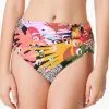 Let's Get Loud Draped High Waisted Bikini Bottom