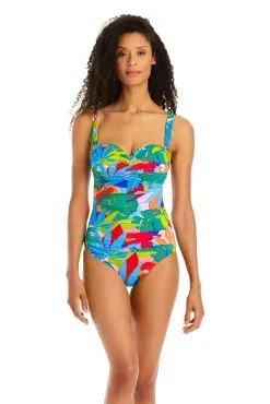 Life Of The Party One Piece Shirred Bandeau Swimsuit -Tankini Tops Sales bleu rod life of the party 1 pc life of the party one piece shirred bandeau swimsuit 35770099990703 scaled