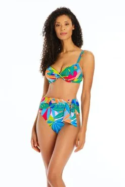 Life Of The Party Draped High Waisted Bikini Bottom -Tankini Tops Sales bleu rod life of the party high waist bottom life of the party draped high waisted bikini bottom 35770068566191 scaled
