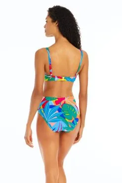 Life Of The Party Draped High Waisted Bikini Bottom -Tankini Tops Sales bleu rod life of the party high waist bottom life of the party draped high waisted bikini bottom 35770070925487 scaled