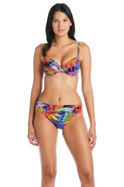 Night Safari Underwire Twist Bikini Top -Tankini Tops Sales bleu rod night safari bikini top underwire over the shoulder twist bikini top ns 35113783197871 scaled