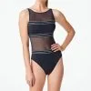 Blue Rod- FSale Off The Grid High Neck One Piece Swimsuit