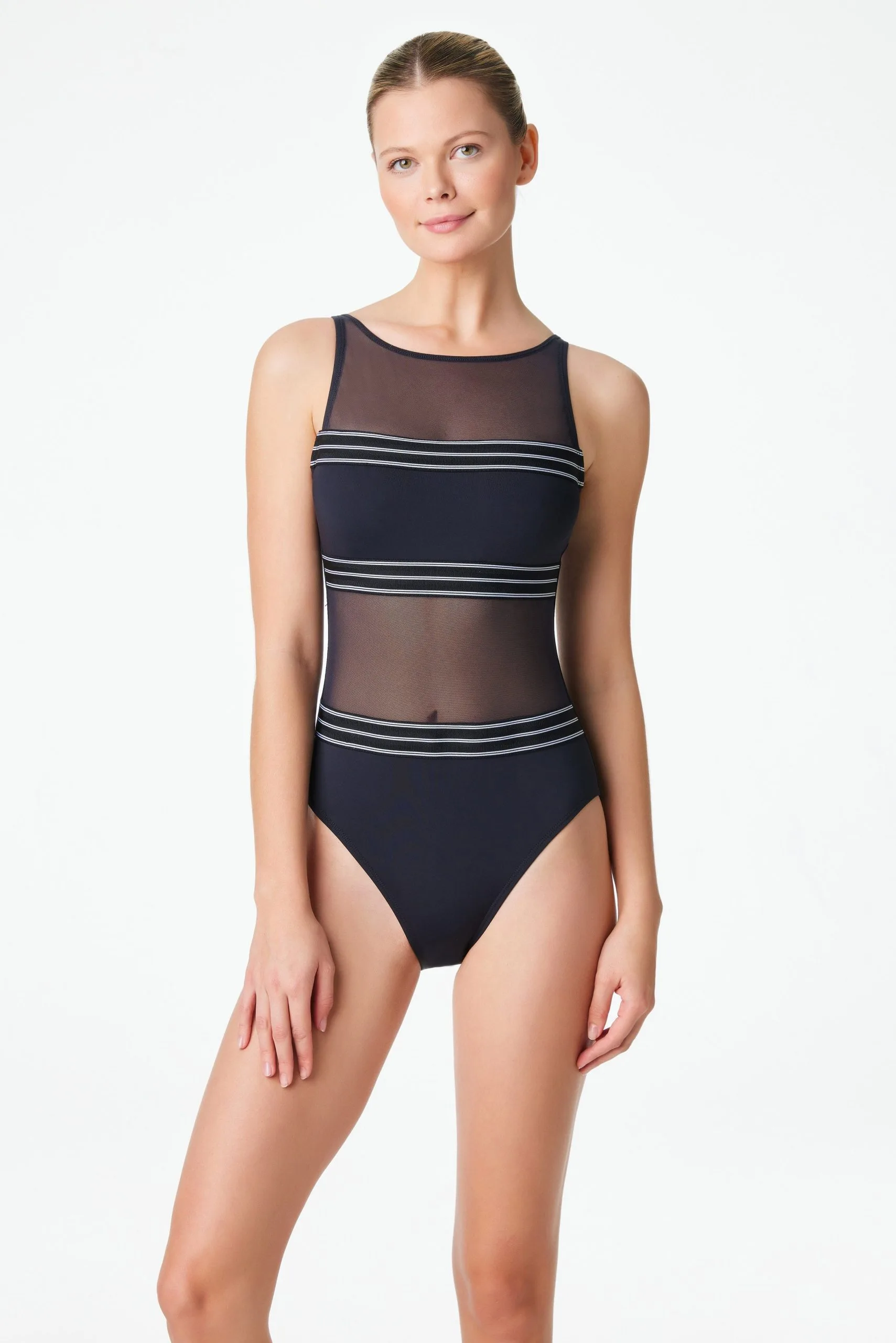 Blue Rod- FSale Off The Grid High Neck One Piece Swimsuit 2 Blue Rod- FSale Off The Grid High Neck One Piece Swimsuit - Image 2