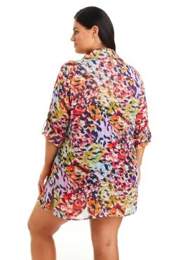 Party Animal Short Shirt Cover Up Plus -Tankini Tops Sales bleu rod party animal plus shirt cover up chiffon boy shirt swim cover up plus pa 35211644076207 scaled