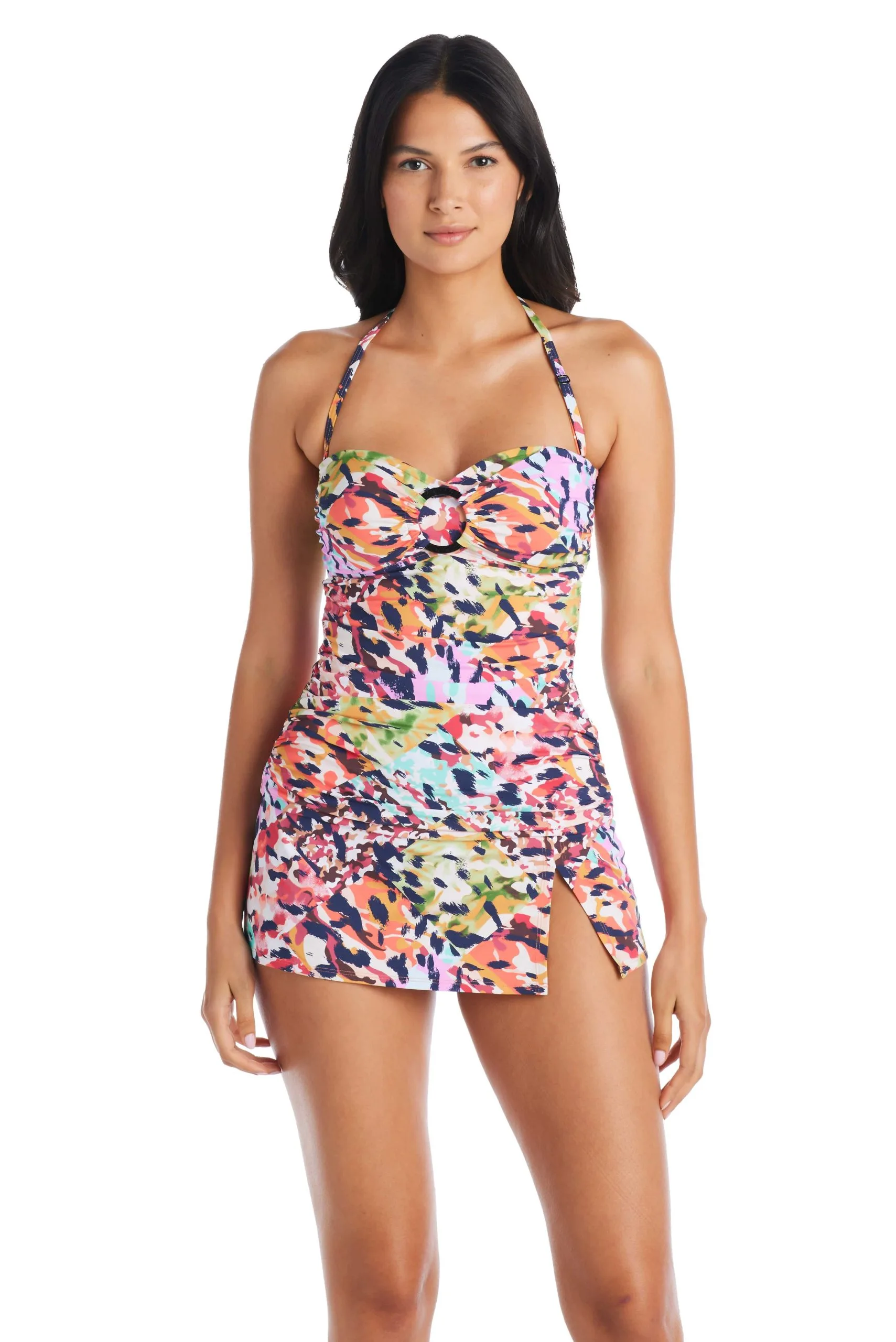 Party Animal Strapless Bandeau Tankini Top 2 Party Animal Strapless Bandeau Tankini Top - Image 2