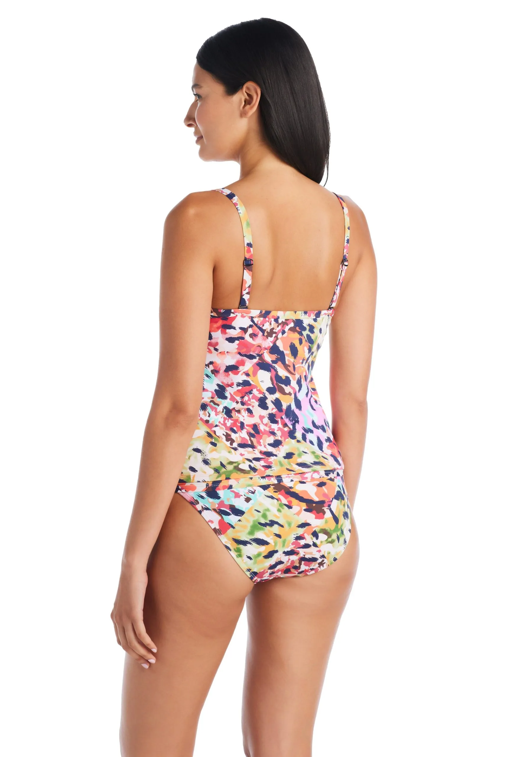 Party Animal Plunge D Cup Tankini Top 2 Party Animal Plunge D Cup Tankini Top - Image 2