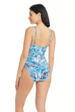 Shady Days Plunge One-Piece Swimsuit -Tankini Tops Sales bleu rod shady days 1 pc shady days plunge one piece swimsuit 36104531771567 scaled