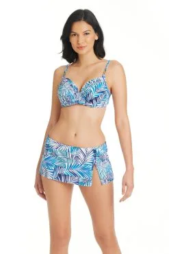 Shady Days Skirted Bikini Bottom -Tankini Tops Sales bleu rod shady days skirted bikini bottom 4 navy print shady days skirted bikini bottom 36104609792175 scaled