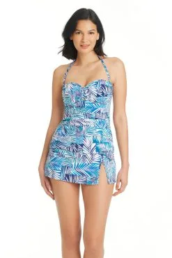 Shady Days Draped Bandeau Tankini Top -Tankini Tops Sales bleu rod shady days tankini shady days draped bandeau tankini top 36104529871023 scaled
