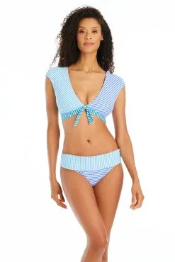 Tankini Tops Sales -Tankini Tops Sales bleu rod stripe tease top 4 st multi stripe tease cap sleeve bikini top 35797004812463 scaled