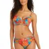 The Heat Is On Over The Shoulder Underwire D Cup Bikini Top