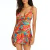 The Heat Is On Plunge Tankini Top