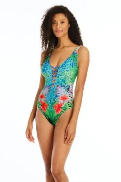 Tropical Flight High Neck Lace Down One Piece Swimsuit 7 Tropical Flight High Neck Lace Down One Piece Swimsuit -Tankini Tops Sales bleu rod tropical flight 1 pc 4 tf multi tropical flight high neck lace down one piece swimsuit 35796901527727 scaled