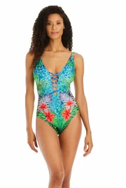 Tropical Flight High Neck Lace Down One Piece Swimsuit 6 Tropical Flight High Neck Lace Down One Piece Swimsuit -Tankini Tops Sales bleu rod tropical flight 1 pc tropical flight high neck lace down one piece swimsuit 35796901494959 scaled