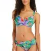 Tropical Flight High Neck Tankini Top