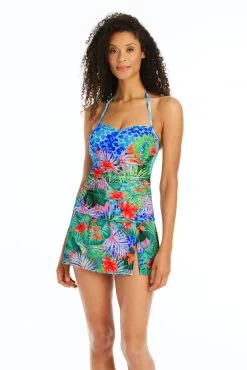 Tropical Flight Shirred Bandeau Tankini Top -Tankini Tops Sales bleu rod tropical flight tankini tropical flight shirred bandeau tankini top 35796940816559 scaled