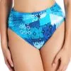 Blue Rod- FSale Too Hot To Handle Draped High Waisted Bikini Bottom