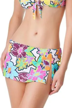 Blue Rod- FSale Color Crush Skirted Bikini Bottom