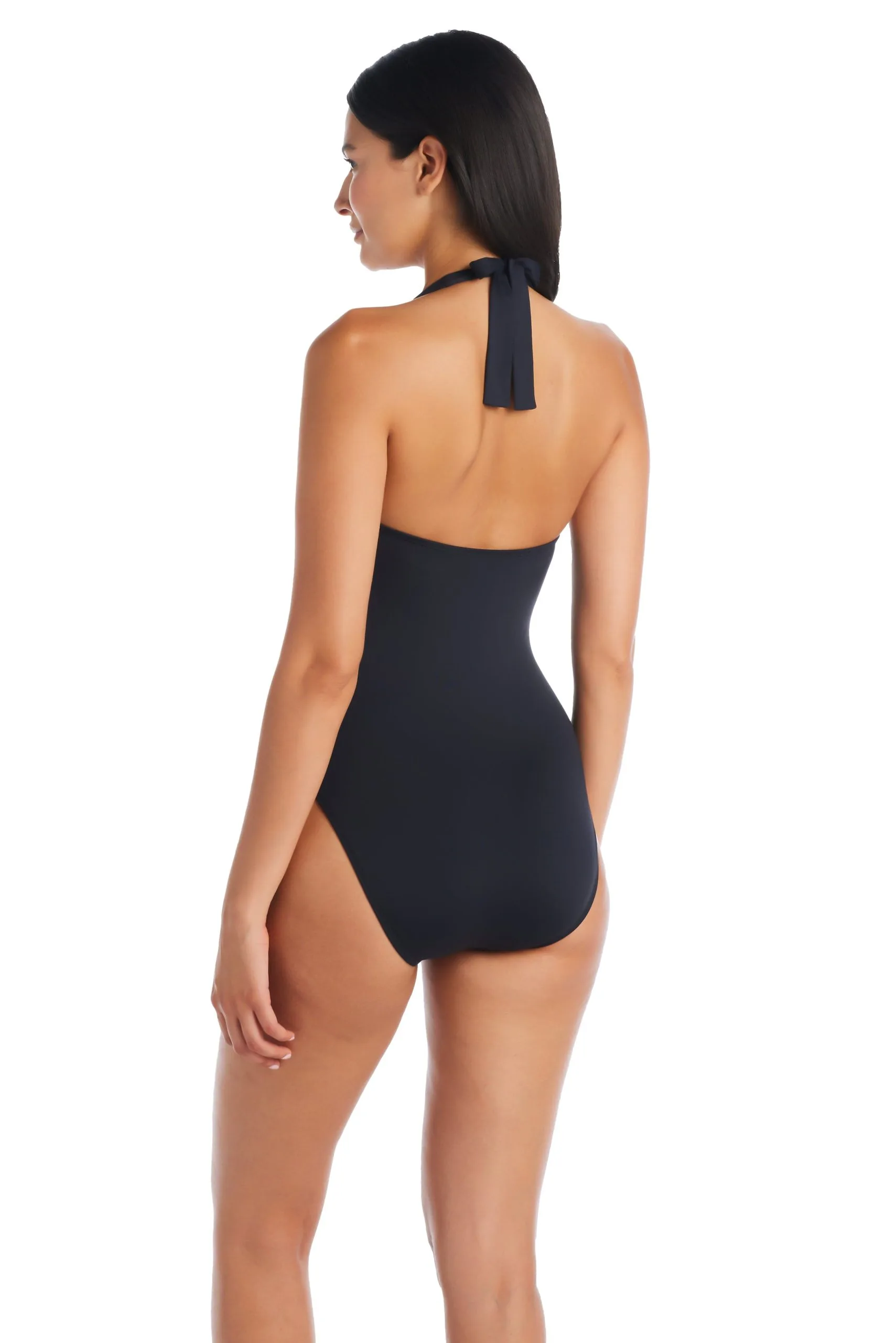 Blue Rod- FSale Let's Get Twisted Plunge One Piece Swimsuit 2 Blue Rod- FSale Let's Get Twisted Plunge One Piece Swimsuit - Image 2