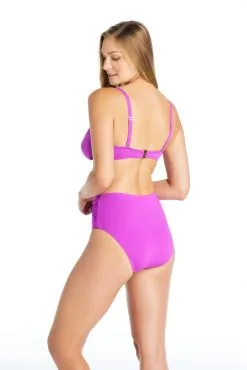Let's Get Twisted High Waisted Bikini Bottom -Tankini Tops Sales blue rod let s get twisted high waist bottom high waisted twist side bikini bottom lgt 35181469106351 scaled