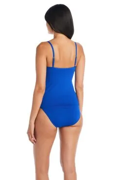 Let's Get Twisted Over The Shoulder Bandeau Tankini Top -Tankini Tops Sales blue rod let s get twisted tankini over the shoulder bandeau tankini top lgt 35127953981615 scaled